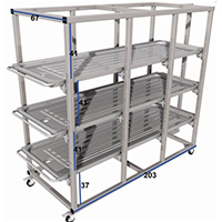 Corpse storage rack LCFJ-1