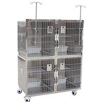 Stainless steel cat cage
