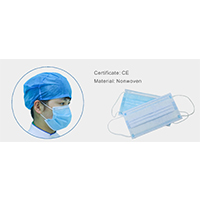 Mask 3 ply face non-woven medical surgical 