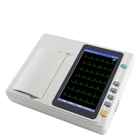 6 Channel electrocardiograph ecg machine
